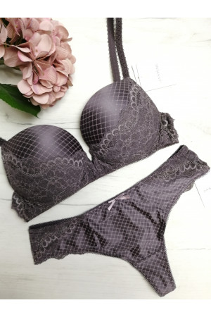 Комплект нижнего белья 56/9901 IDEN gray/rose