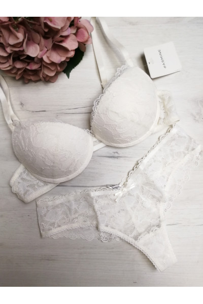 Комплект нижнего белья 55/6401 NINA whisper white Jasmine lingerie Комплект нижнего белья 55/6401 NINA whisper white Jasmine lingerie